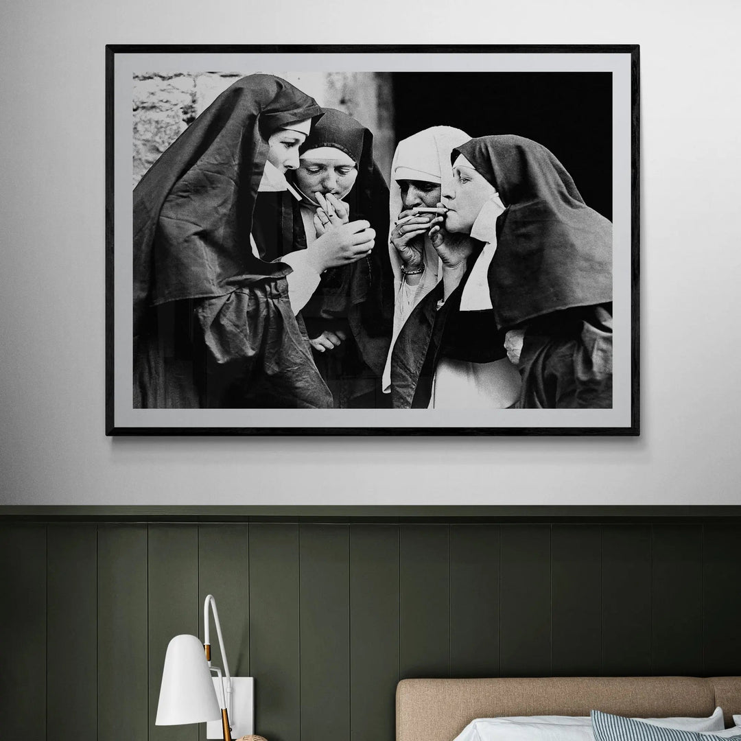 Vintage Smoking Nuns