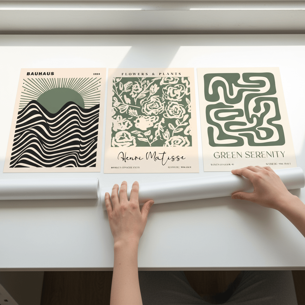 Bauhaus, Matisse Green Trio Wall Art