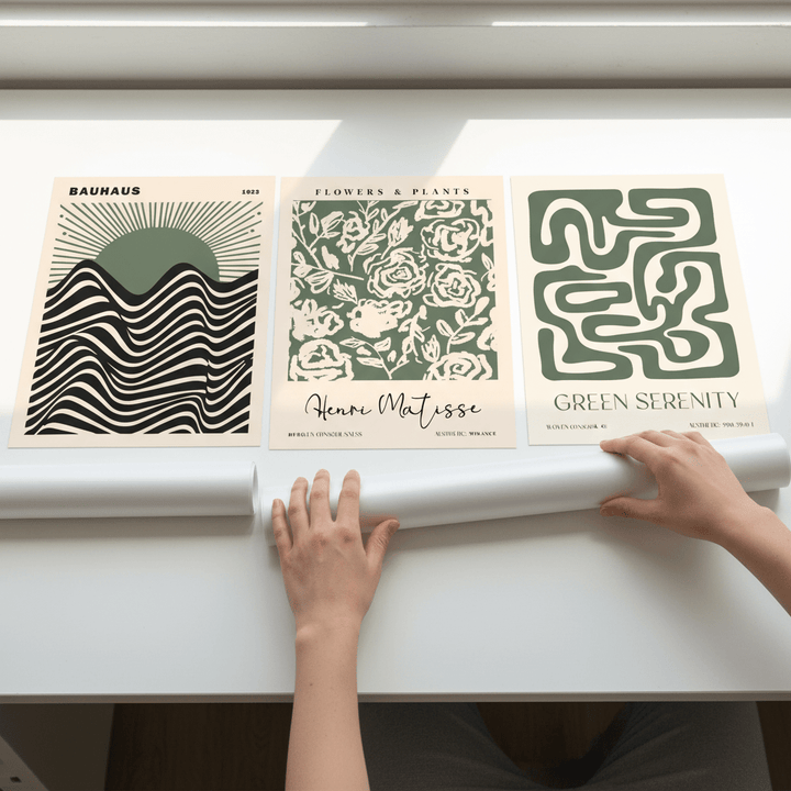 Bauhaus, Matisse Green Trio Wall Art