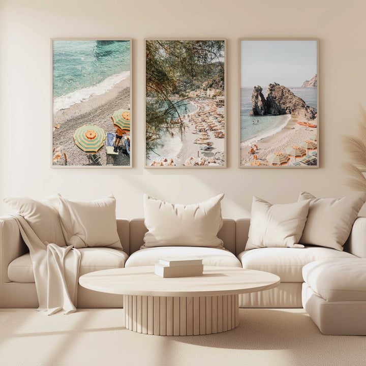 Cinque Terre Photography Coastal Set of 3