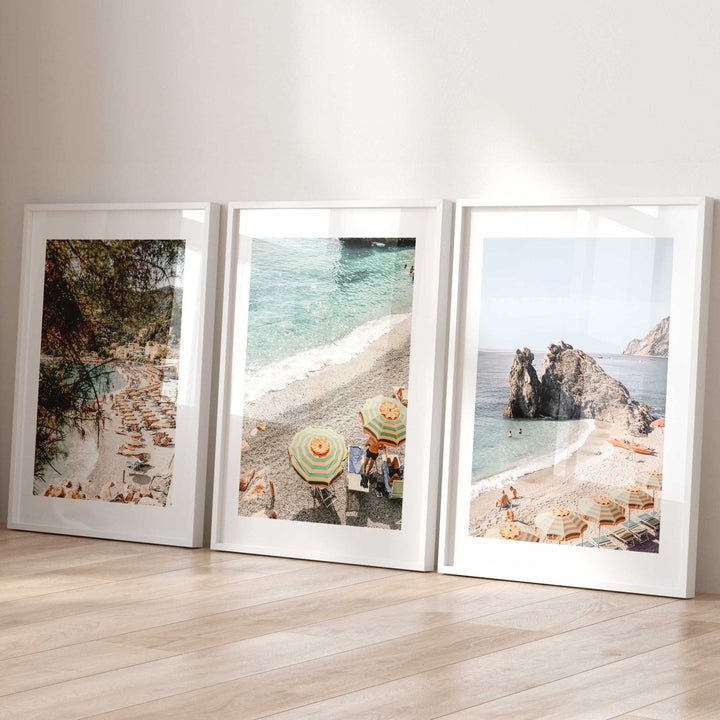 Cinque Terre Photography Coastal Set of 3