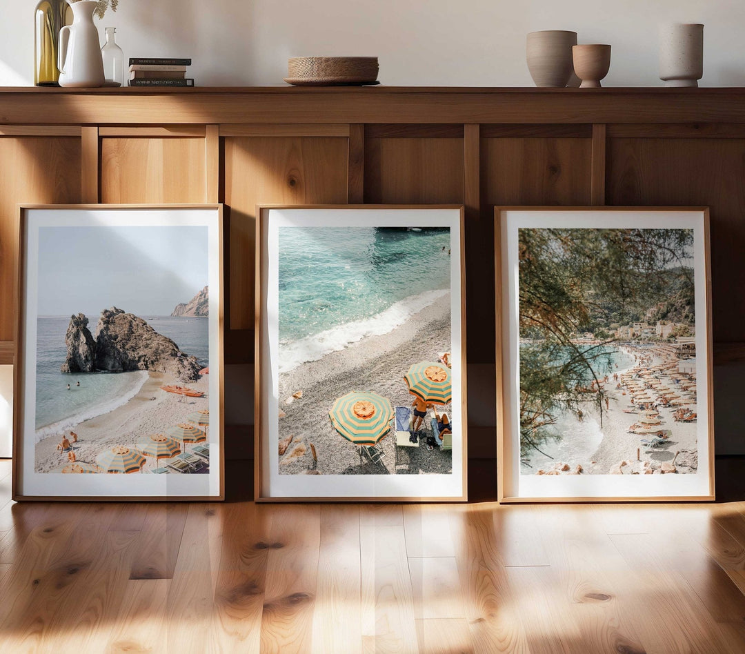 Cinque Terre Photography Coastal Set of 3