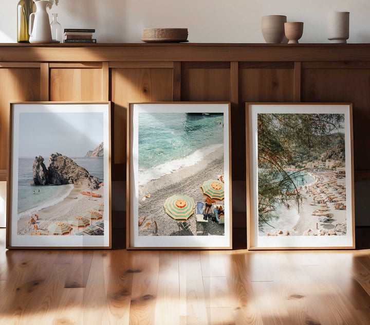 Cinque Terre Photography Coastal Set of 3