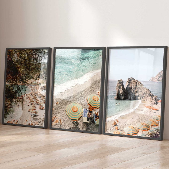 Cinque Terre Photography Coastal Set of 3