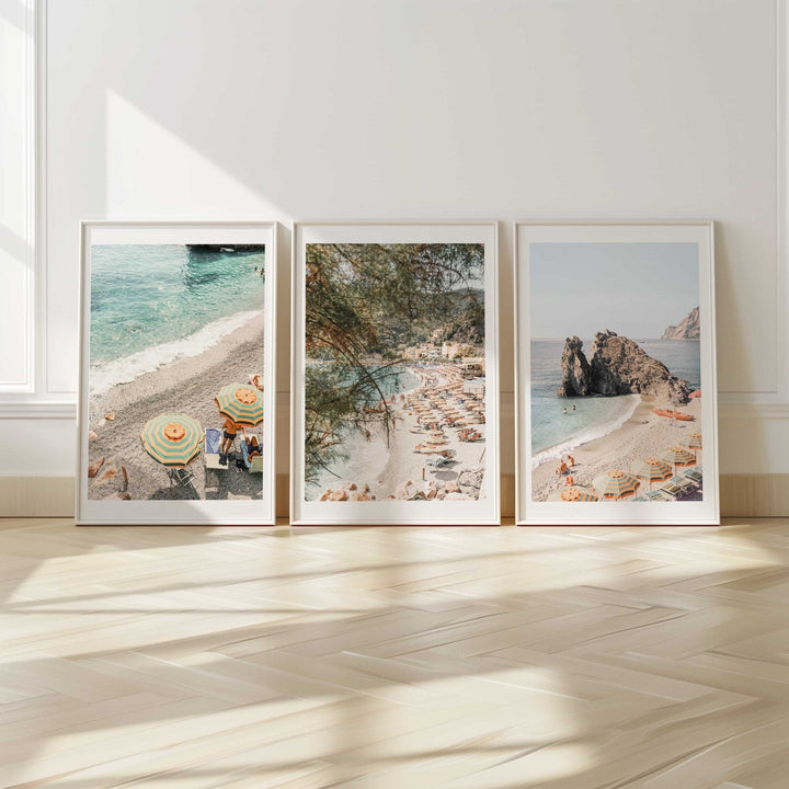 Cinque Terre Photography Coastal Set of 3