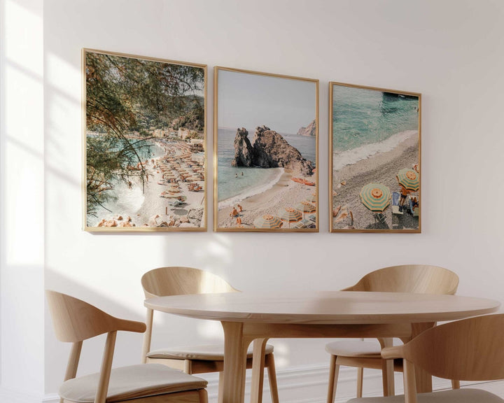 Cinque Terre Photography Coastal Set of 3