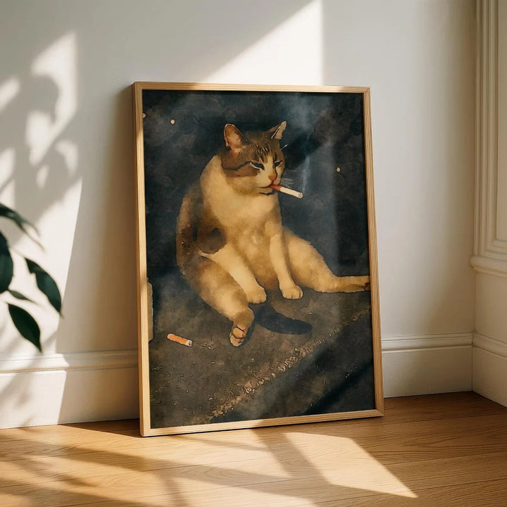 Chill Smoking Cat