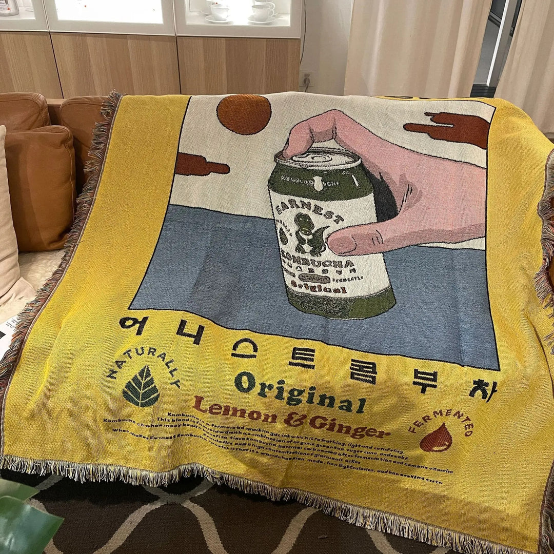 Kombucha Throw Blanket