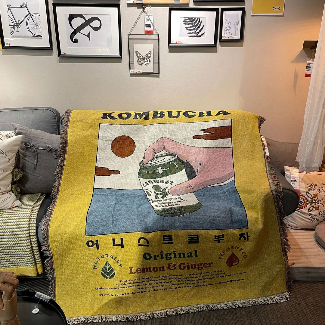 Kombucha Throw Blanket
