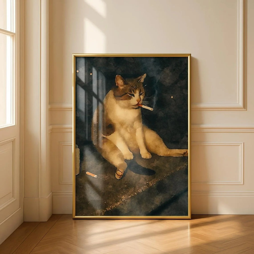 Chill Smoking Cat