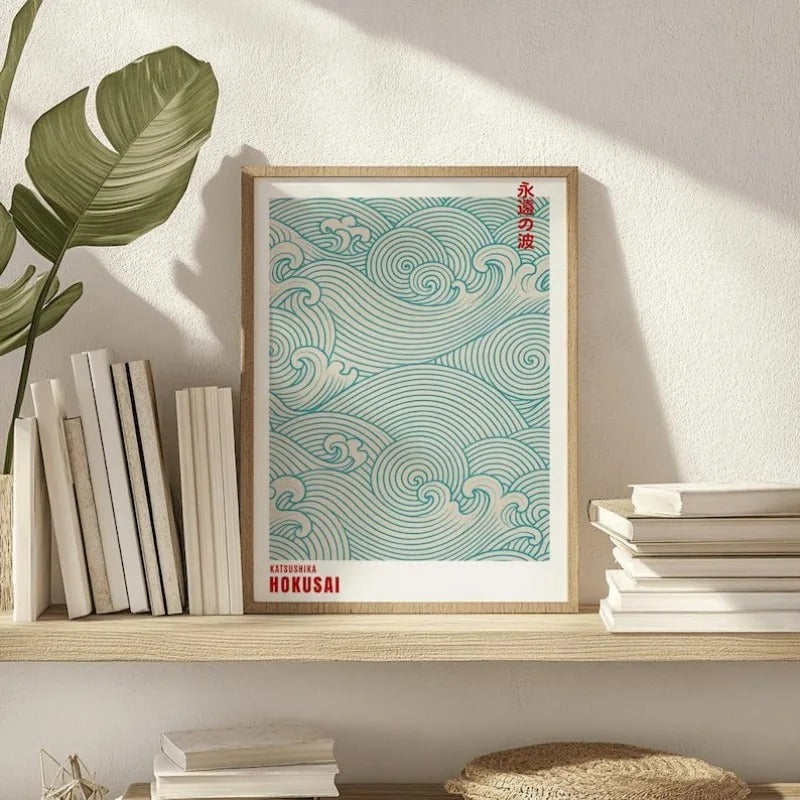 Japanese Blue Waves