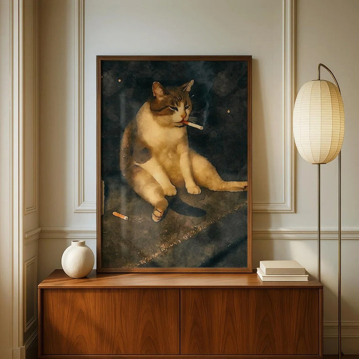 Chill Smoking Cat