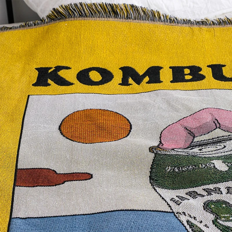 Kombucha Throw Blanket
