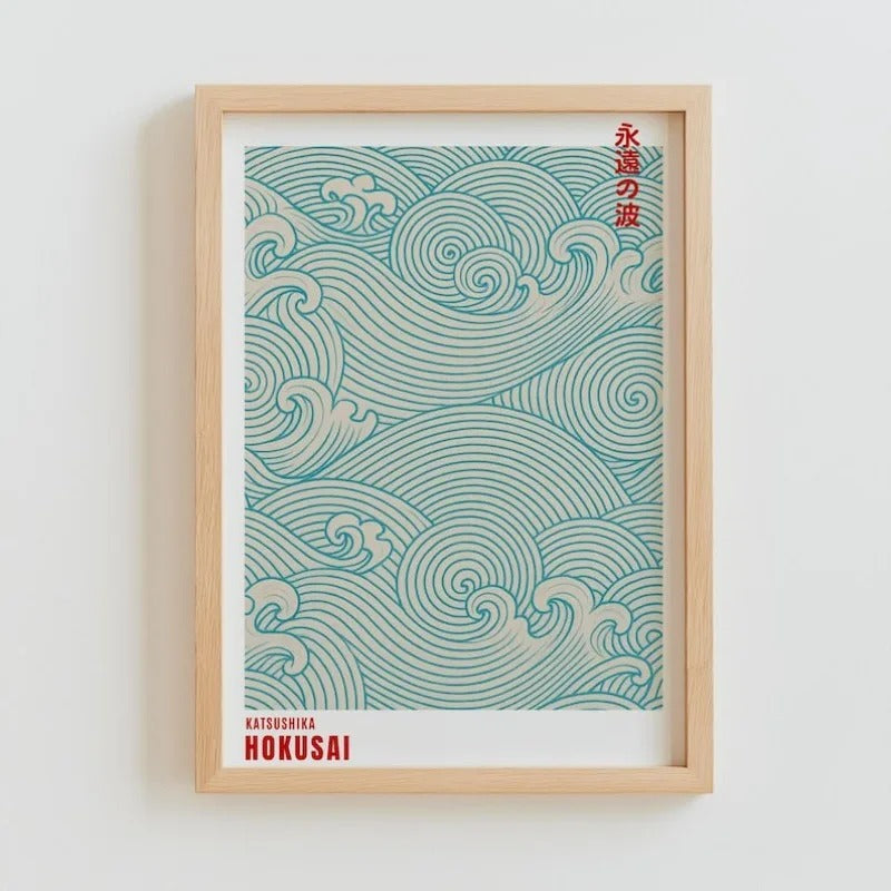 Japanese Blue Waves