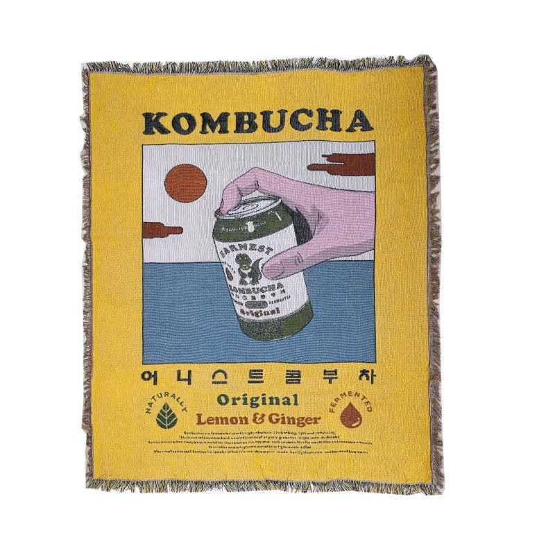 Kombucha Throw Blanket