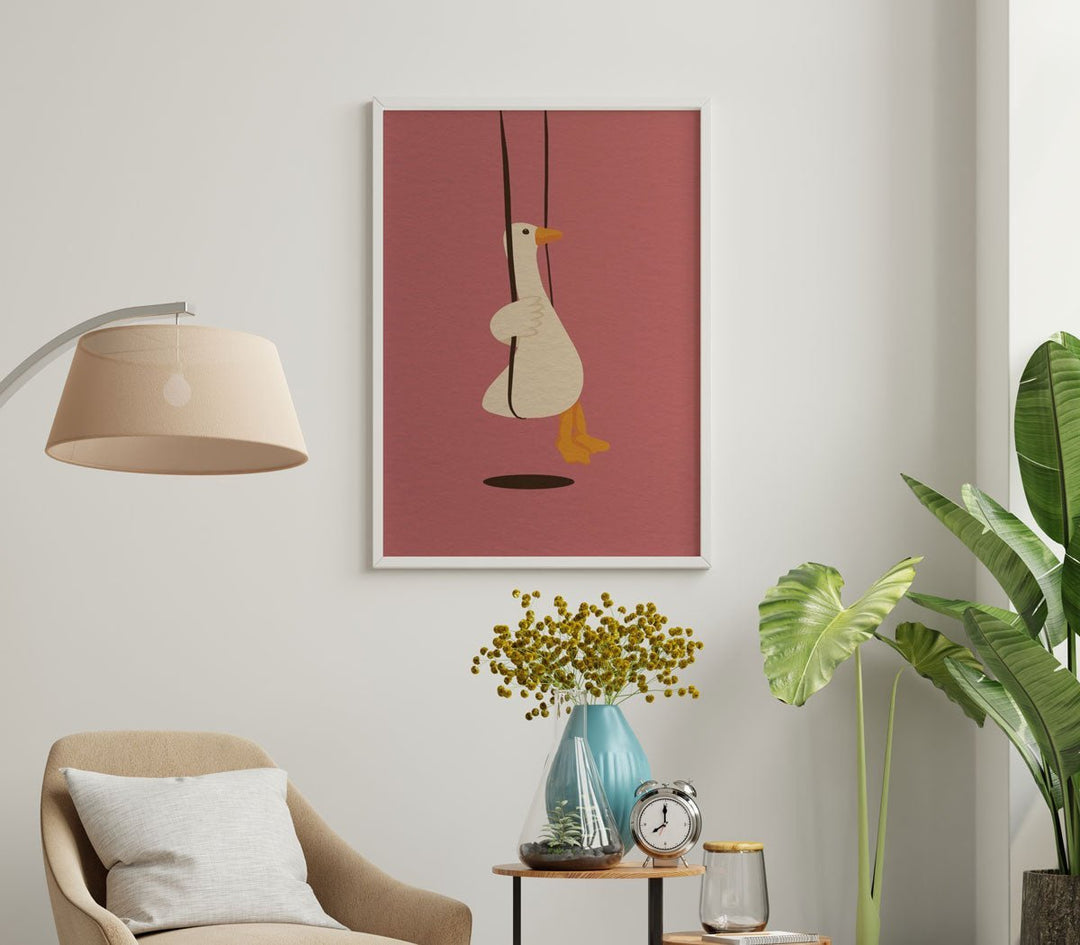 Swinging Goose Wall Art