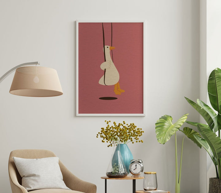 Swinging Goose Wall Art