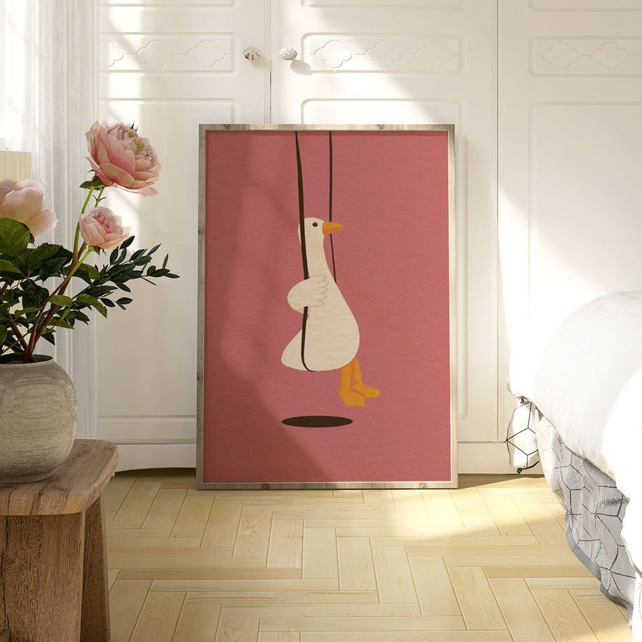 Swinging Goose Wall Art