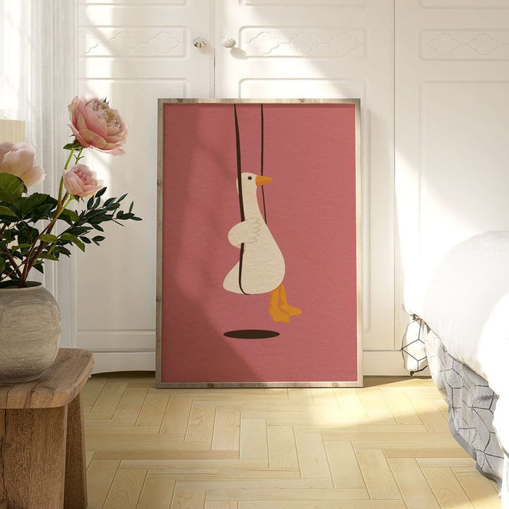 Swinging Goose Wall Art