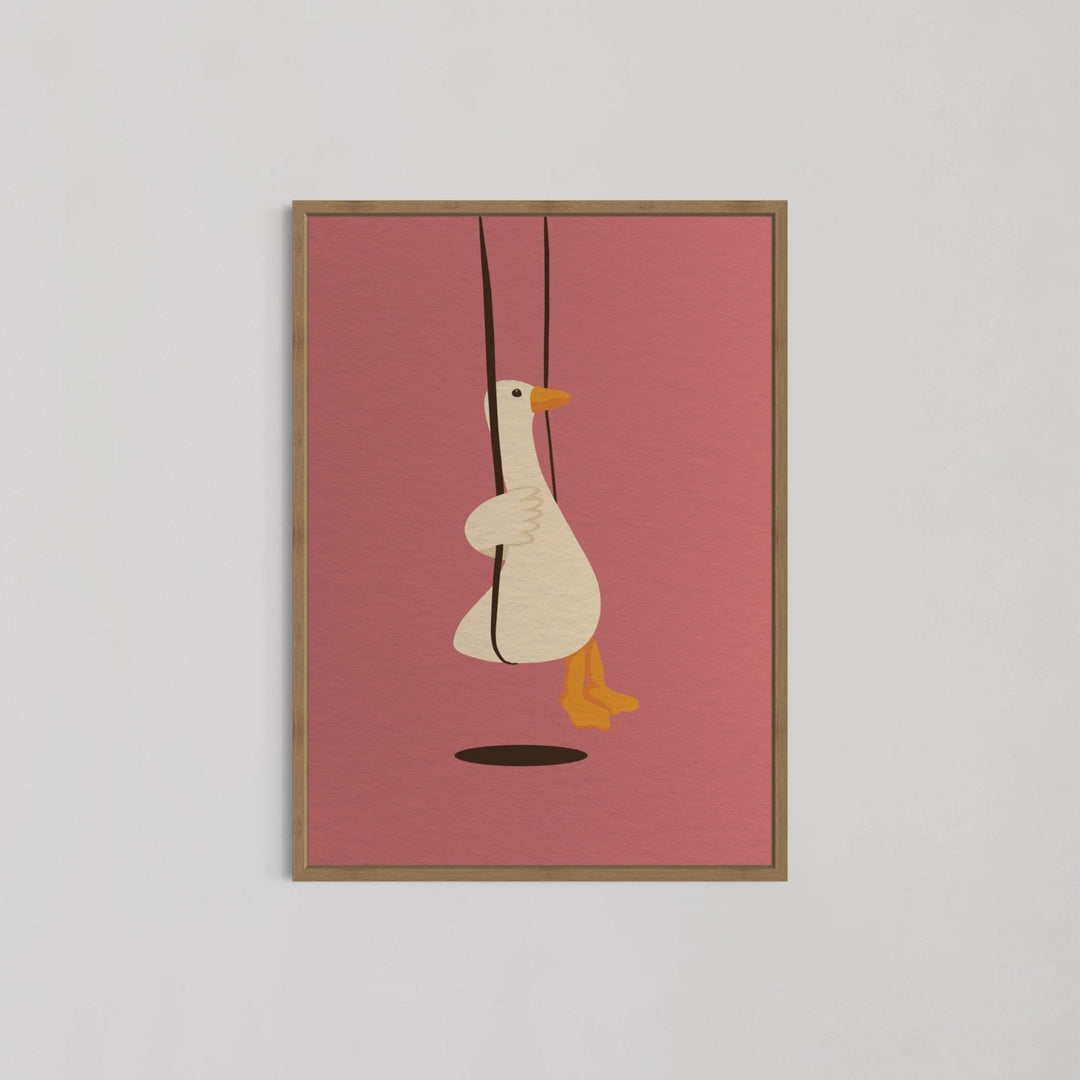 Swinging Goose Wall Art