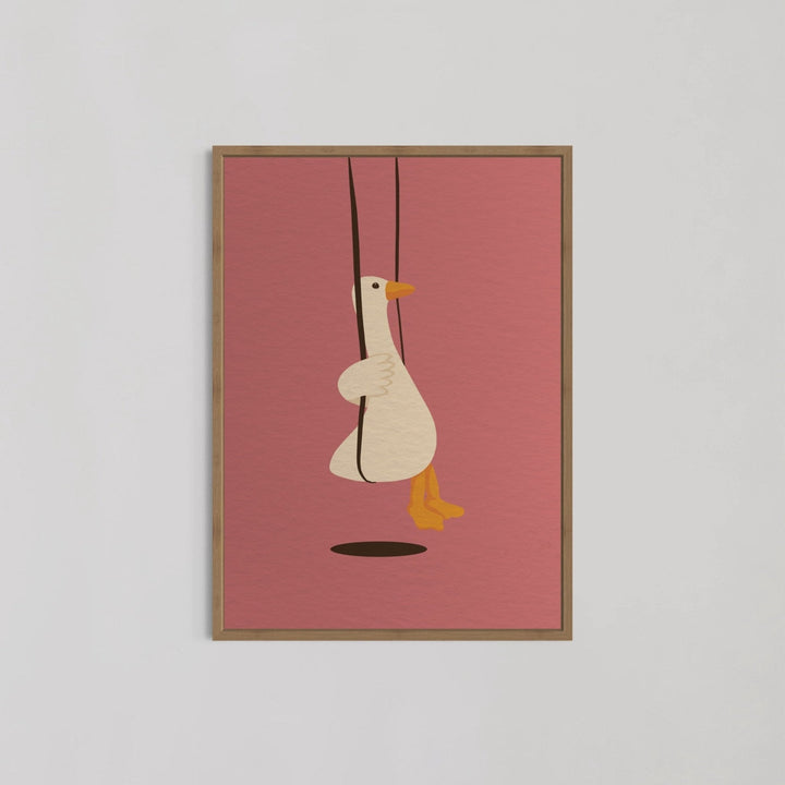 Swinging Goose Wall Art