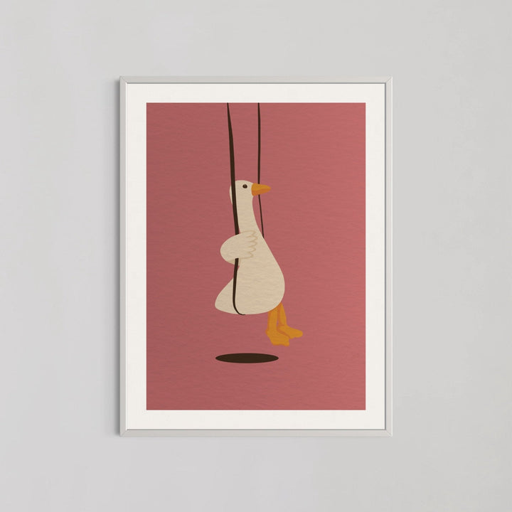Swinging Goose Wall Art