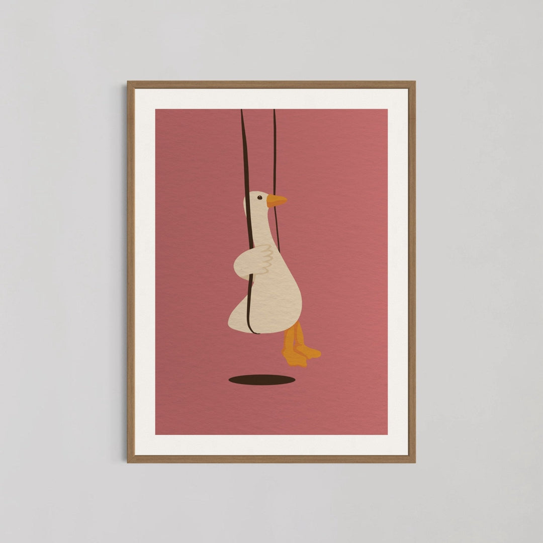 Swinging Goose Wall Art