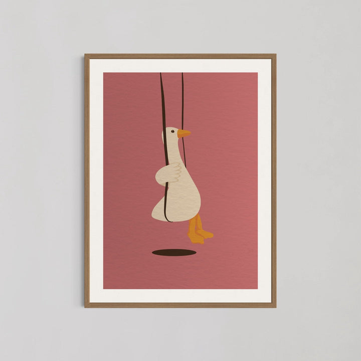 Swinging Goose Wall Art