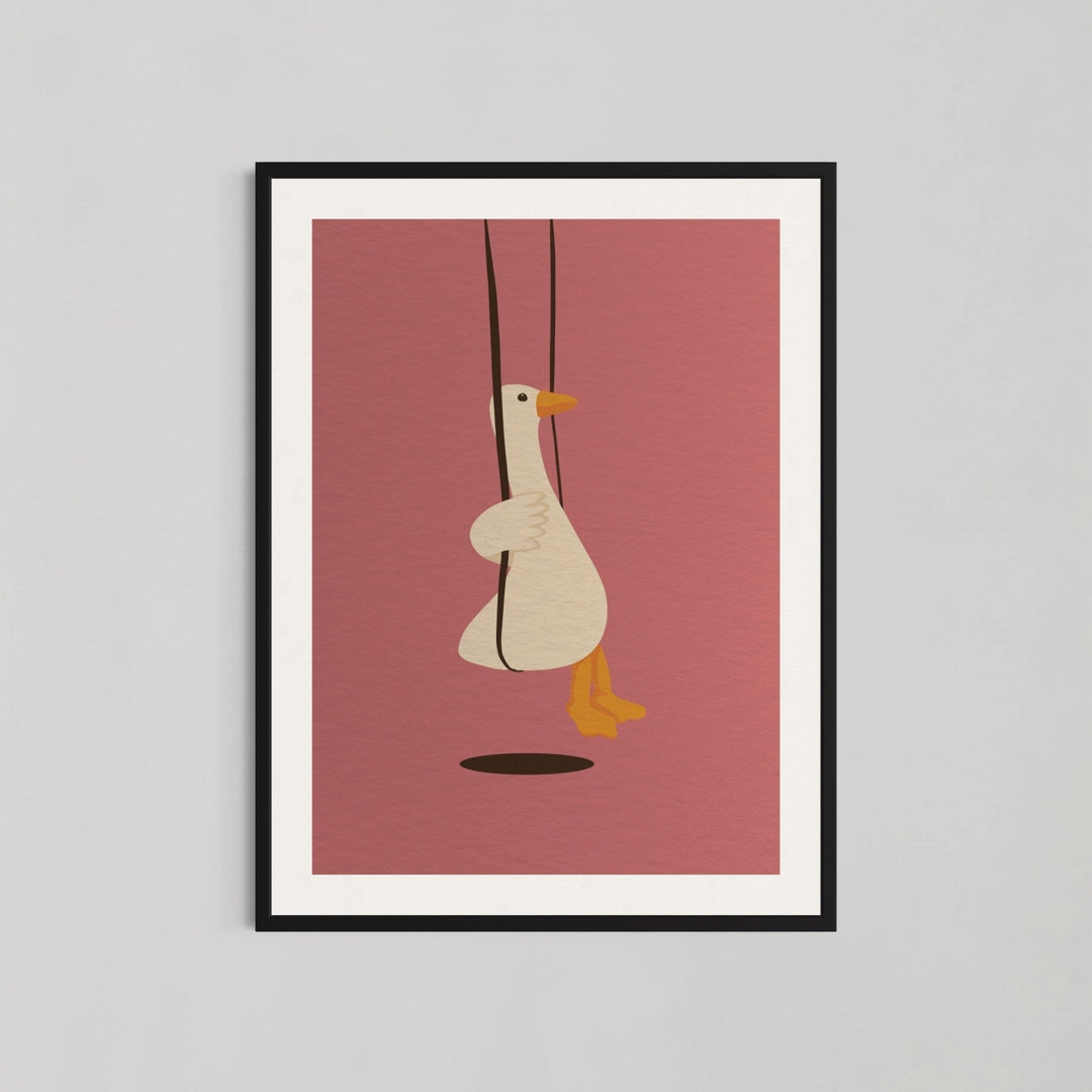 Swinging Goose Wall Art